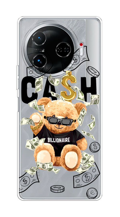 

Чехол на Tecno Camon 30 Pro 5G "Big cash", Черный;серый;бежевый, 305150-1