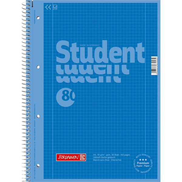 

Тетрадь Brunnen Student Premium в клетку А4