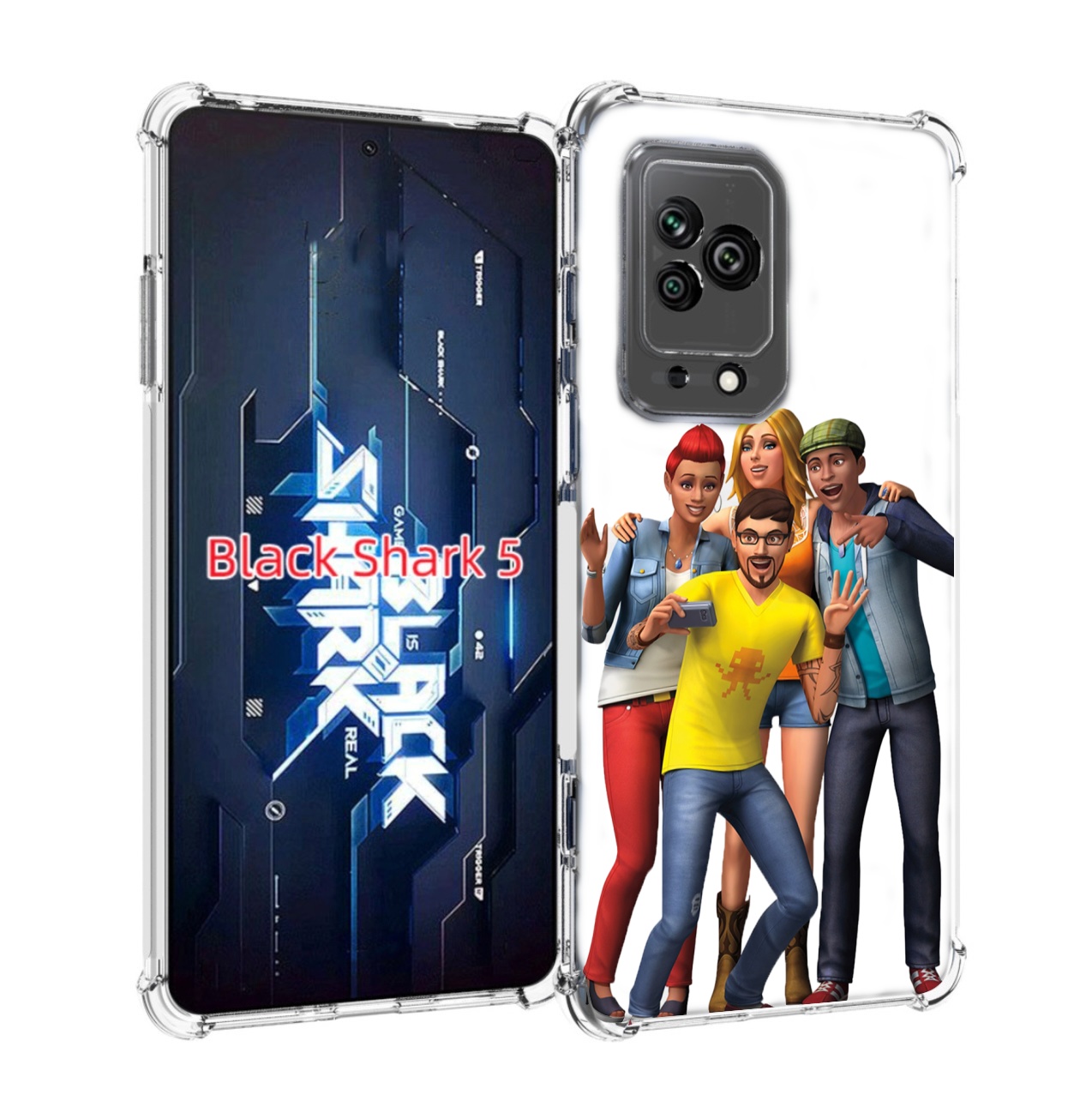 

Чехол MyPads sims для Xiaomi Black Shark 5, Прозрачный, Tocco