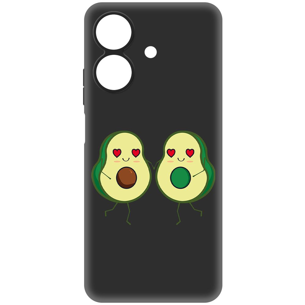 

Чехол-накладка Krutoff Soft Case Авокадо Пара для Realme Note 60X черный