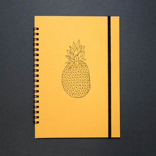 фото All write скетчбук для маркеров yellow pineapple, a5 nobrand