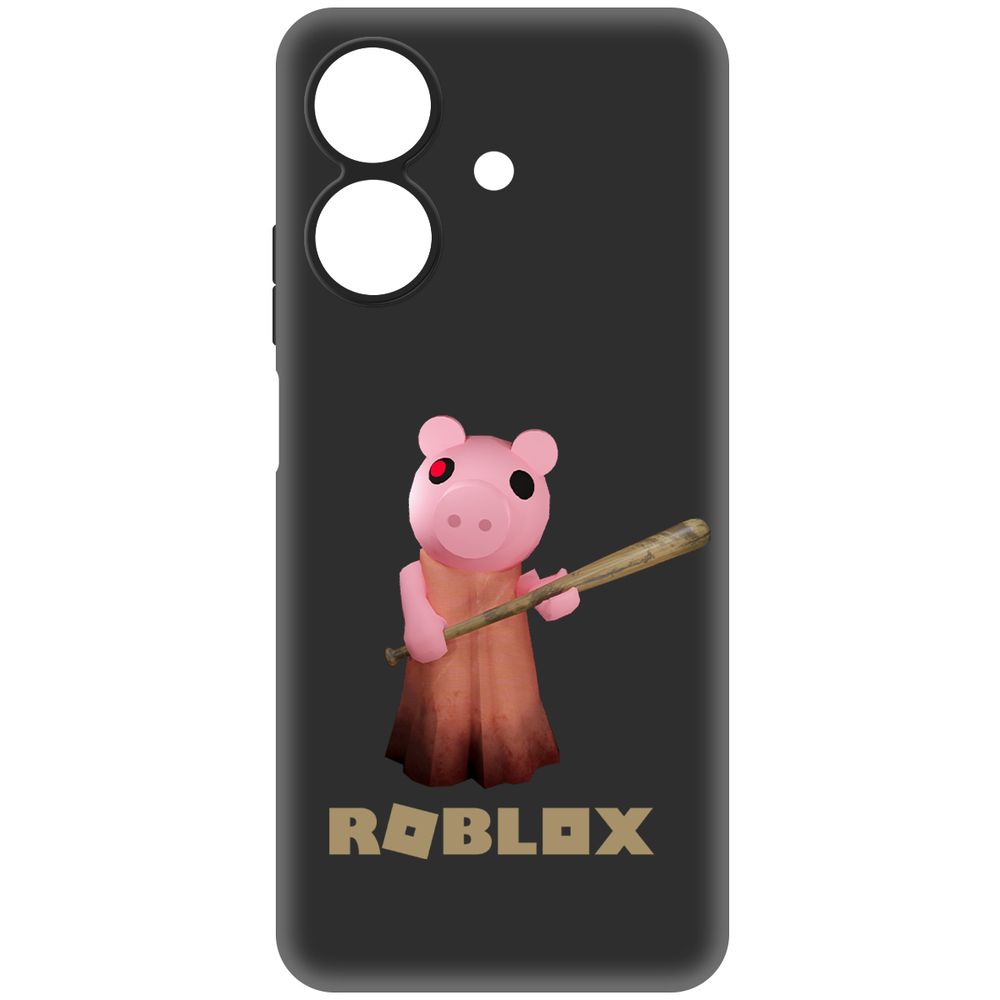 

Чехол-накладка Krutoff Soft Case Roblox-Пигги для Realme Note 60X черный