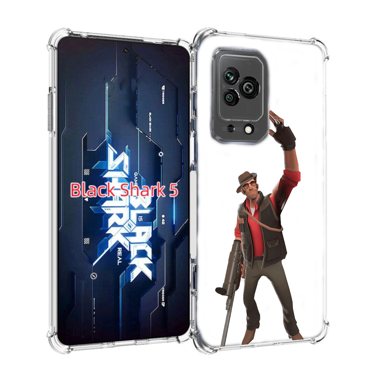 

Чехол MyPads team-fortress-2 для Xiaomi Black Shark 5, Прозрачный, Tocco