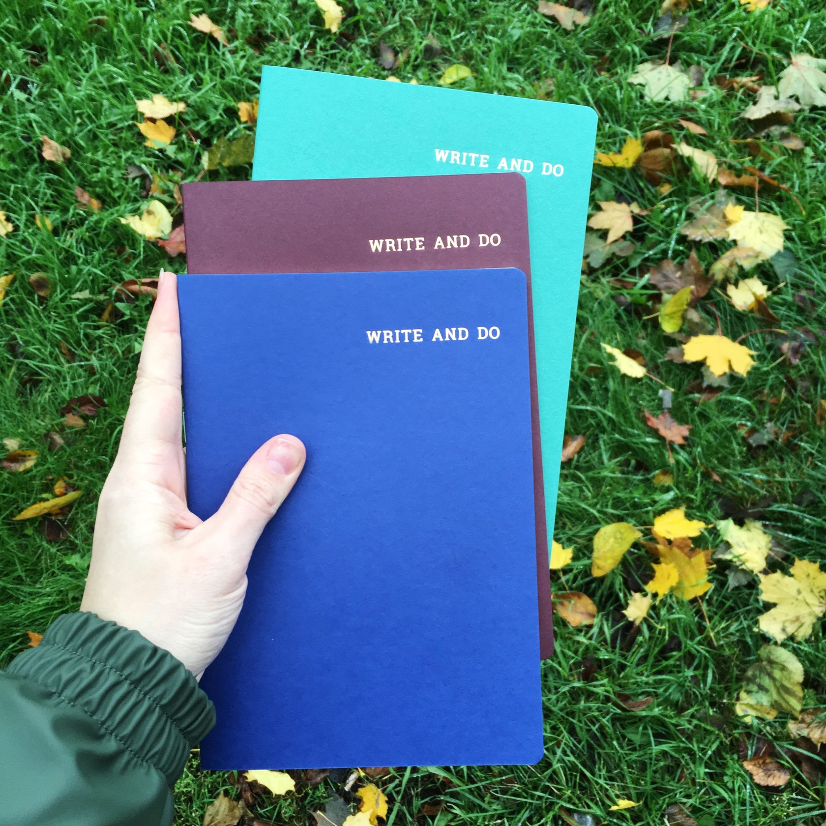 

Kraftbook Блокнот на скрепке WRITE AND DO синий, А5