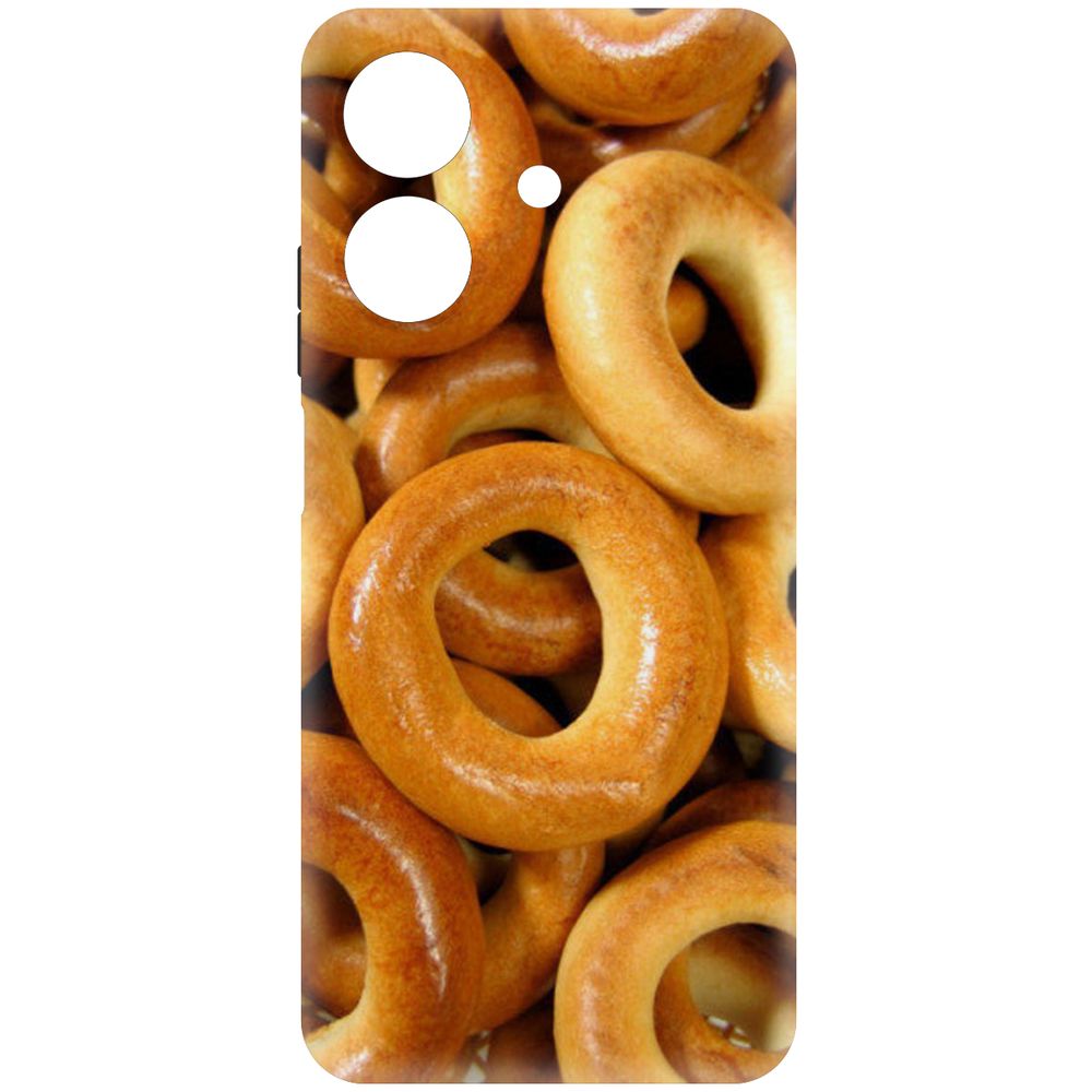 

Чехол-накладка Krutoff Soft Case Сушки для Realme Note 60X черный