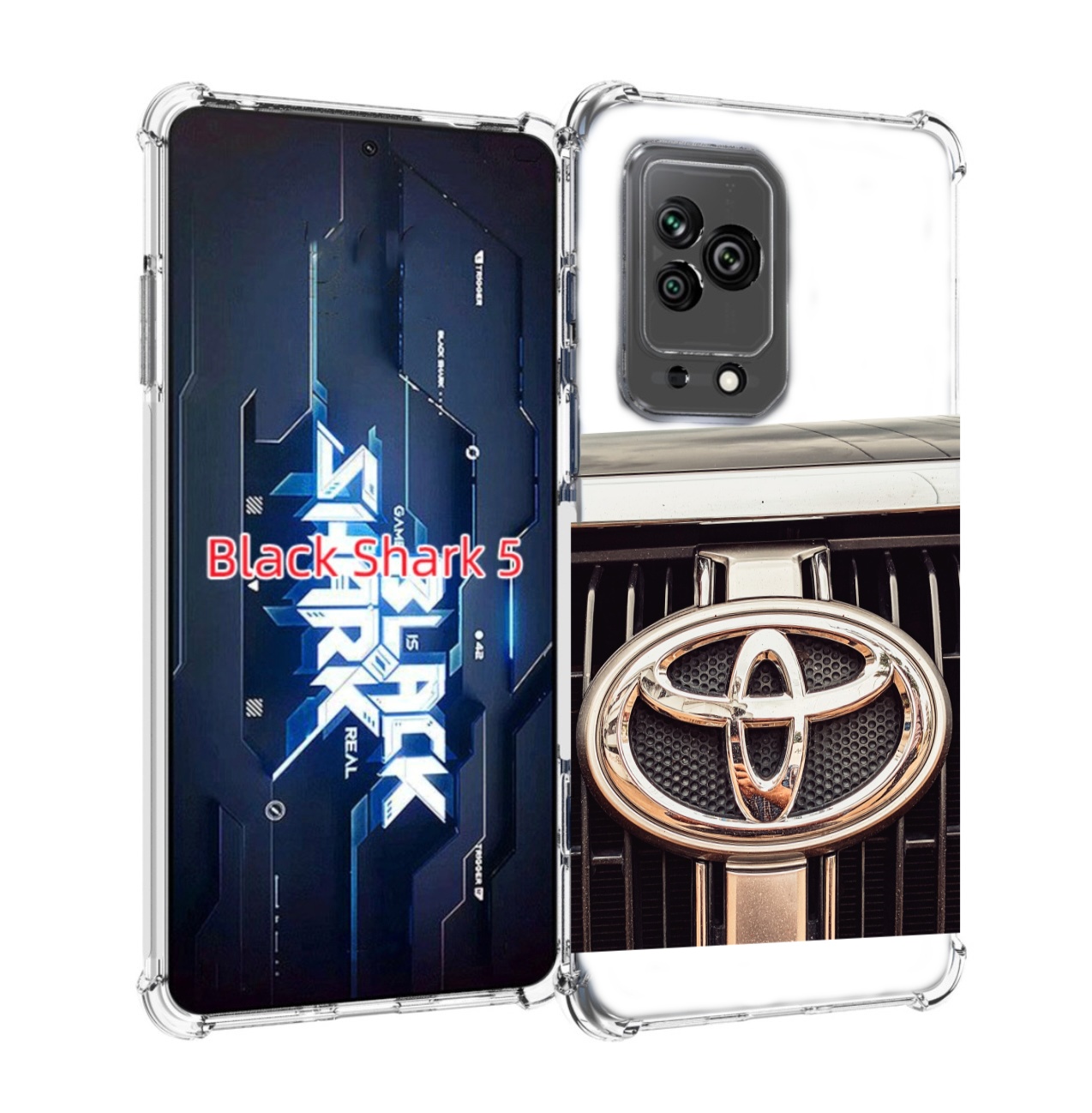 

Чехол MyPads toyota тоиота 3 для Xiaomi Black Shark 5, Прозрачный, Tocco