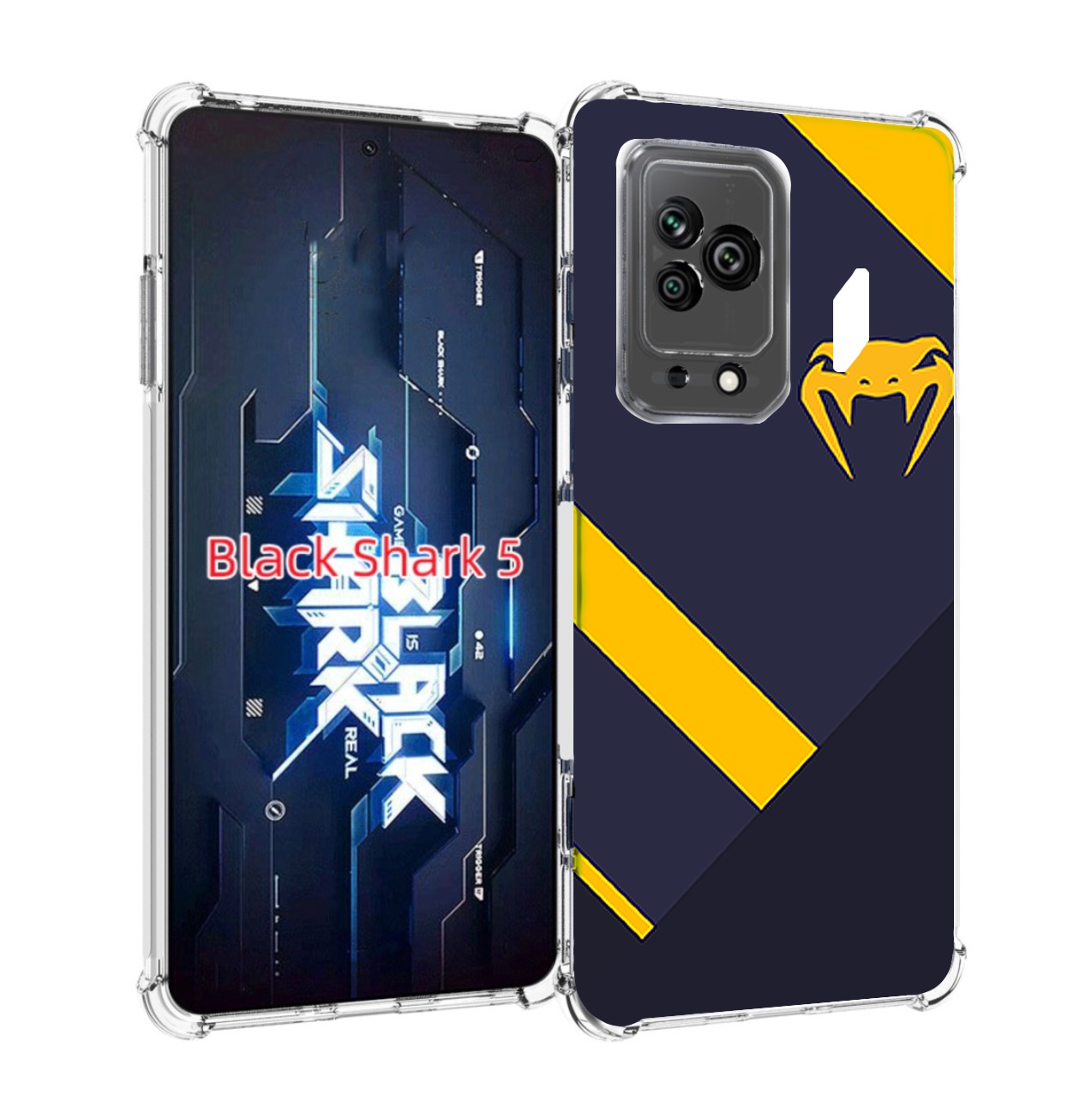

Чехол MyPads venum мужской для Xiaomi Black Shark 5, Прозрачный, Tocco