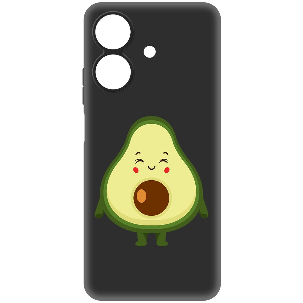

Чехол-накладка Krutoff Soft Case Авокадо Милый для Realme Note 60X черный
