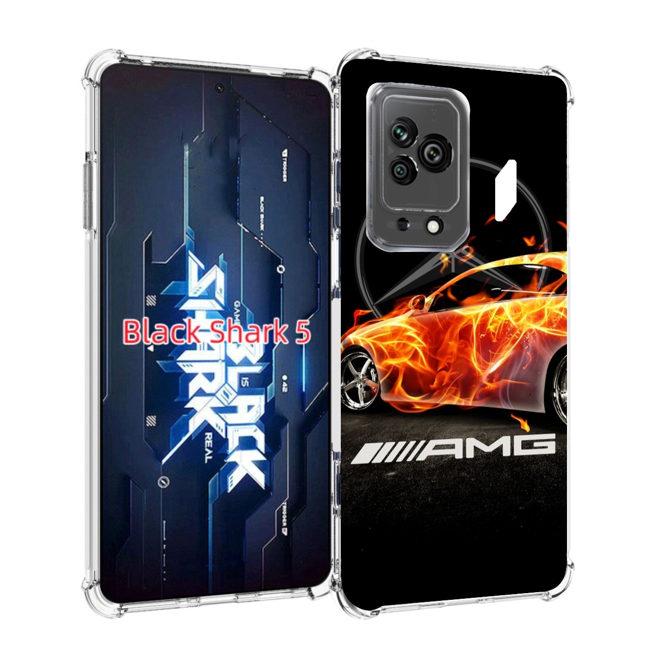 

Чехол MyPads АМГ мужской для Xiaomi Black Shark 5, Прозрачный, Tocco