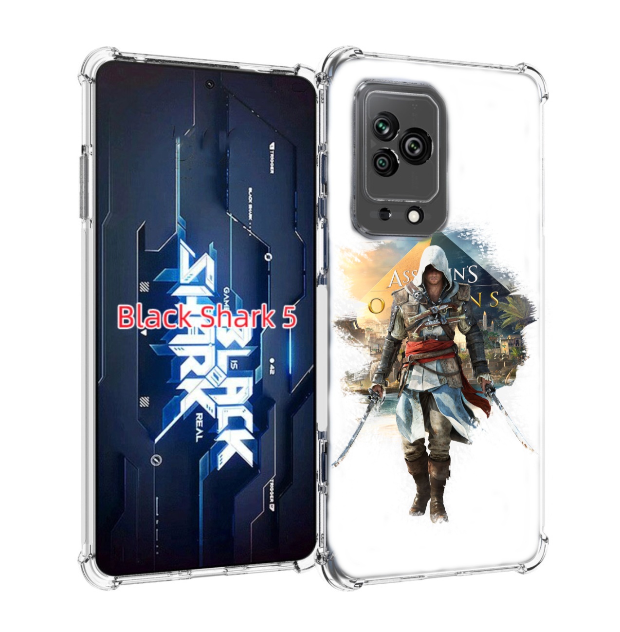 

Чехол MyPads Ассасин для Xiaomi Black Shark 5, Прозрачный, Tocco