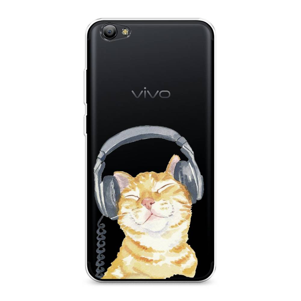 

Силиконовый чехол "Кот меломан" на Vivo Y65 (Y66), Кот меломан
