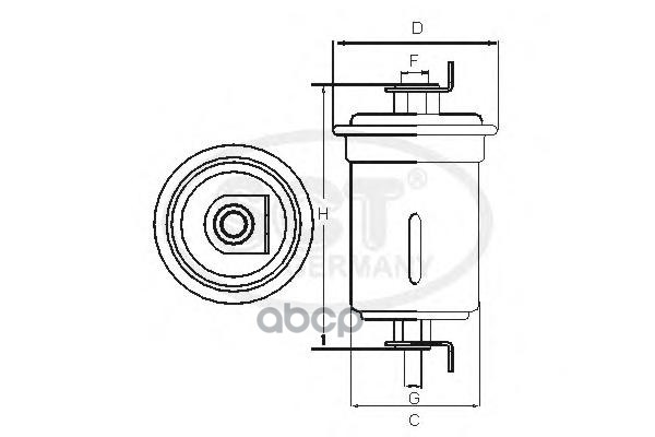 

Топливный фильтр ST784 MITSUBISHICOLT. LANCER-03. CARISMA 98-