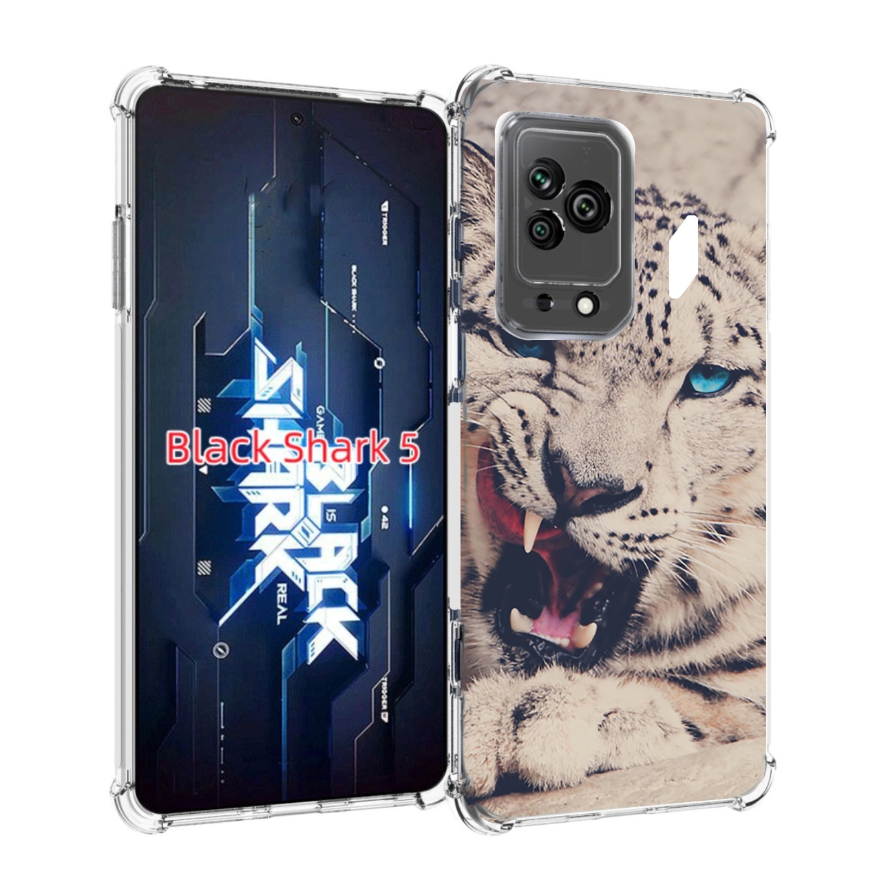 

Чехол MyPads Барсюня для Xiaomi Black Shark 5, Прозрачный, Tocco