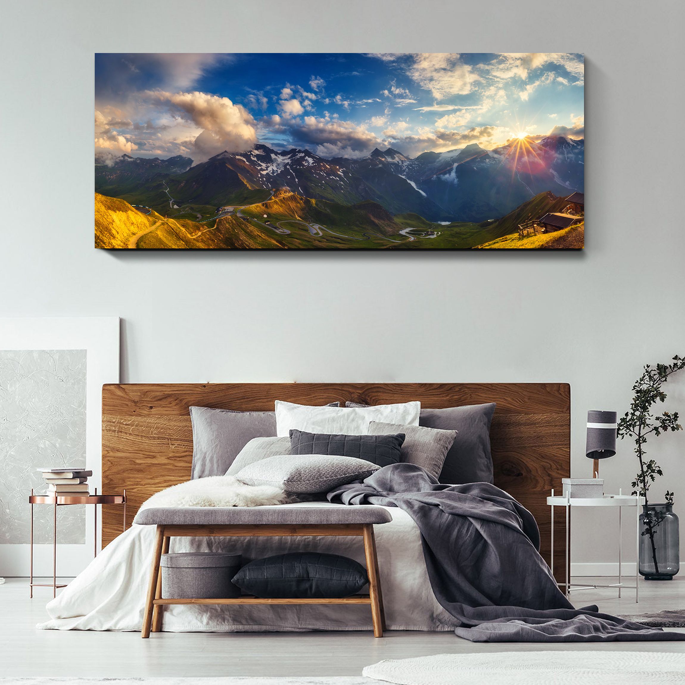 

Картина Горный массив 60х150 см на холсте 502635935, 502635935