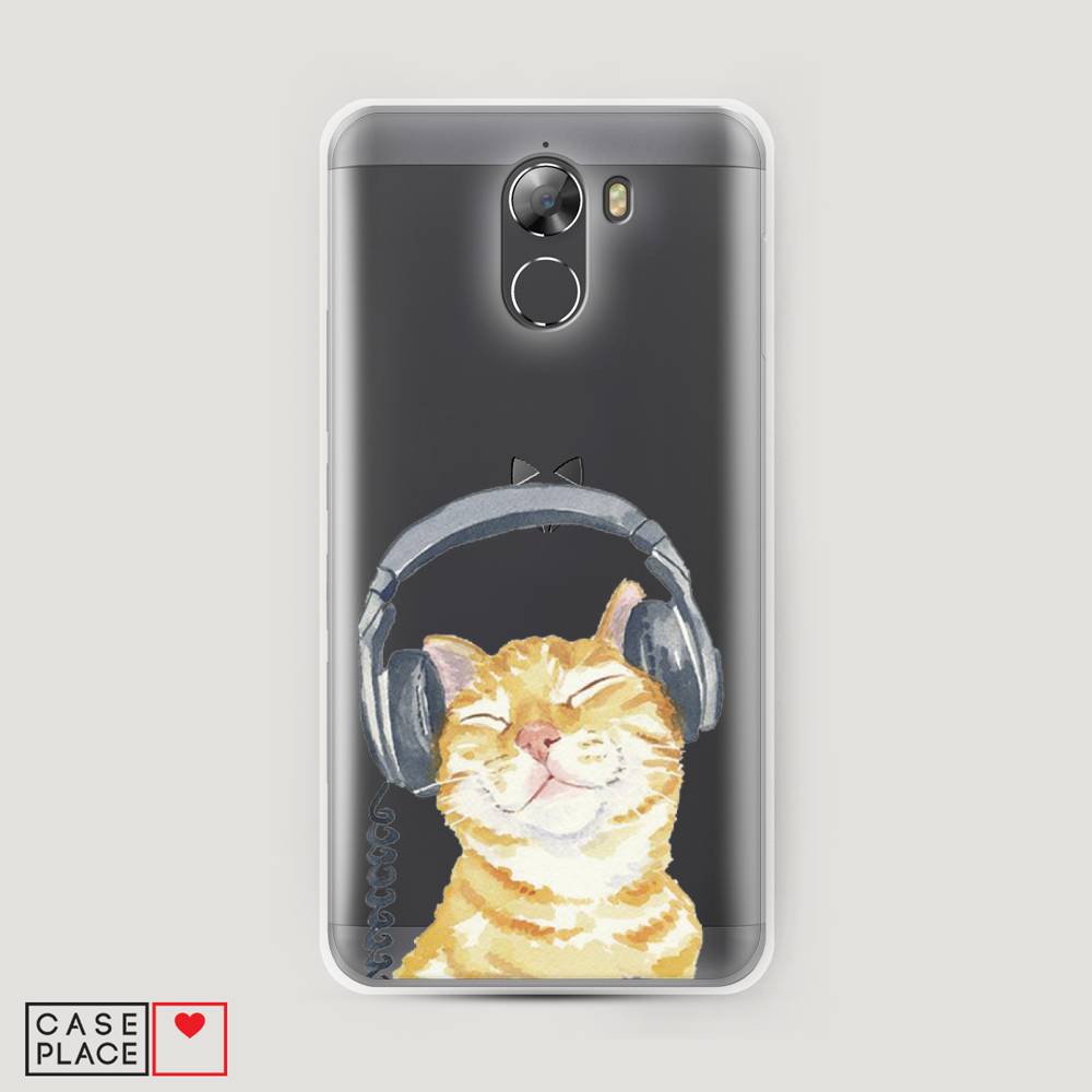 

Силиконовый чехол "Кот меломан" на Wileyfox Swift 2, Кот меломан