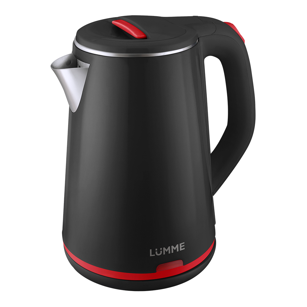 Чайник электрический LUMME LU-156 2 л красный термос чайник samba wave 1 л со стеклянной колбой n4010800