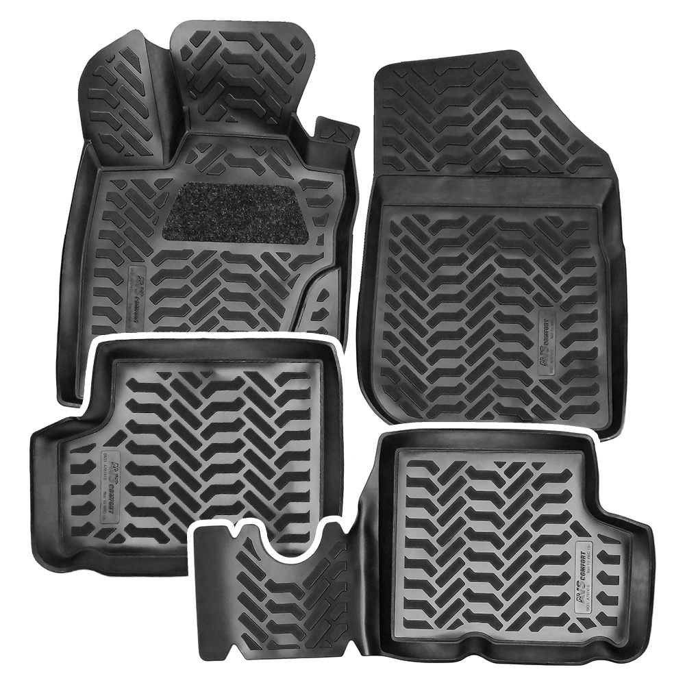 

Коврики в салон 3D Nissan Terrano 4WD (2013-) AVS SK-31 (4 шт.)