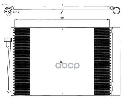 

Радиатор кондиционера NRF 35537