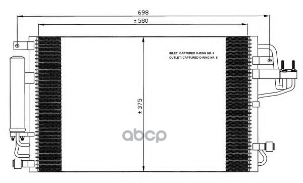 

Радиатор кондиционера NRF 35600