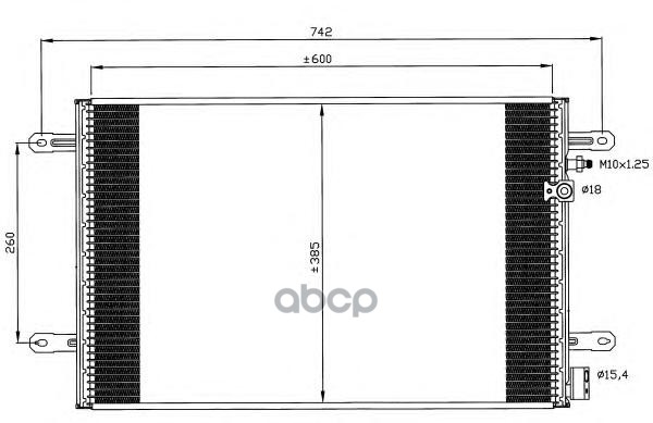 

Радиатор кондиционера NRF 35605