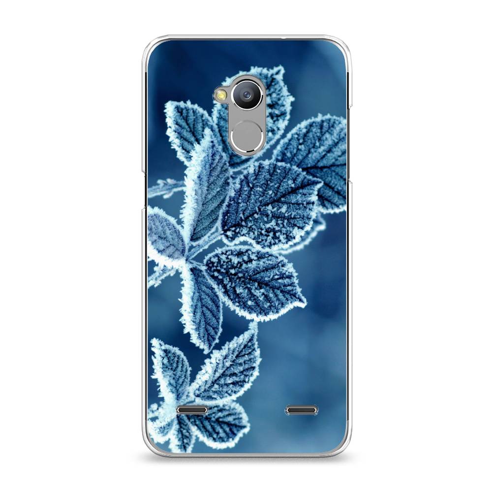 

Чехол на ZTE Blade V7 Lite "Зима 6", Голубой;белый, 130450-2