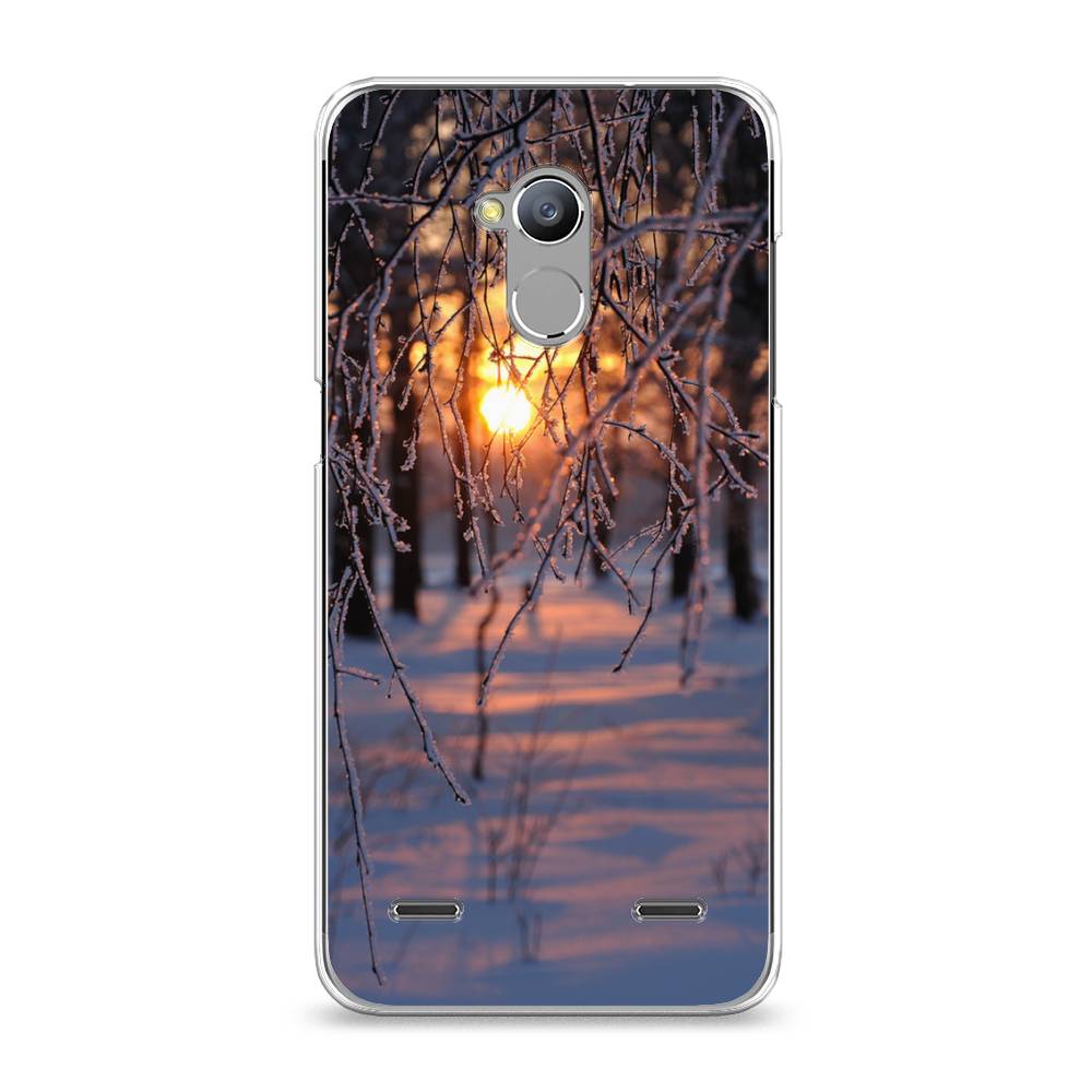

Чехол на ZTE Blade V7 Lite "Зима 7", Оранжевый;розовый;черный, 130450-2