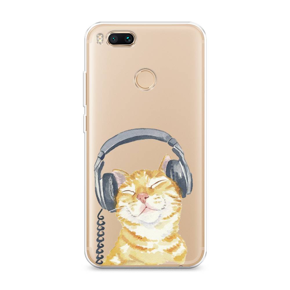 

Силиконовый чехол "Кот меломан" на Xiaomi Mi 5X, Кот меломан