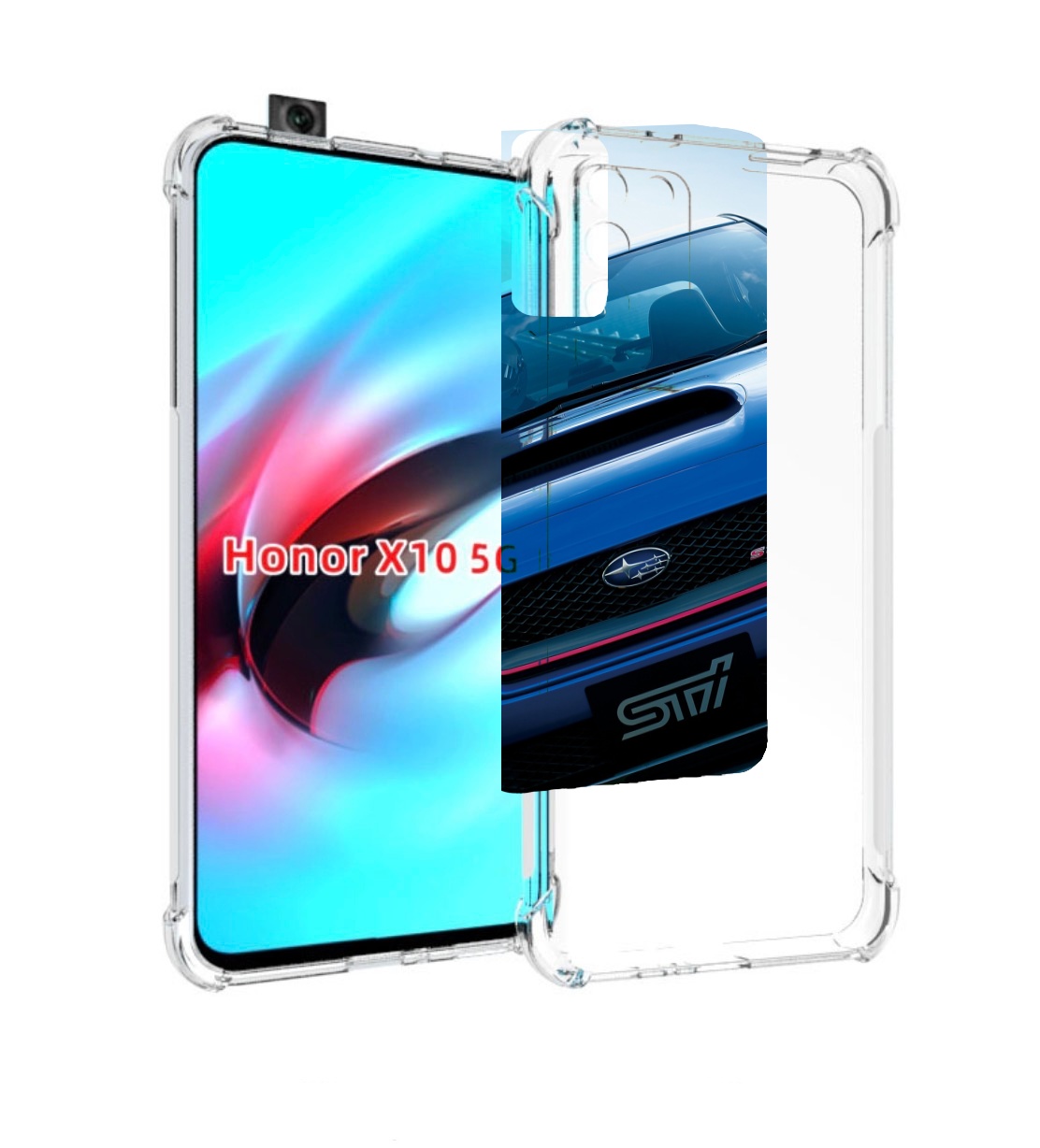 

Чехол MyPads субару subaru 2 для Honor X10, Прозрачный, Tocco