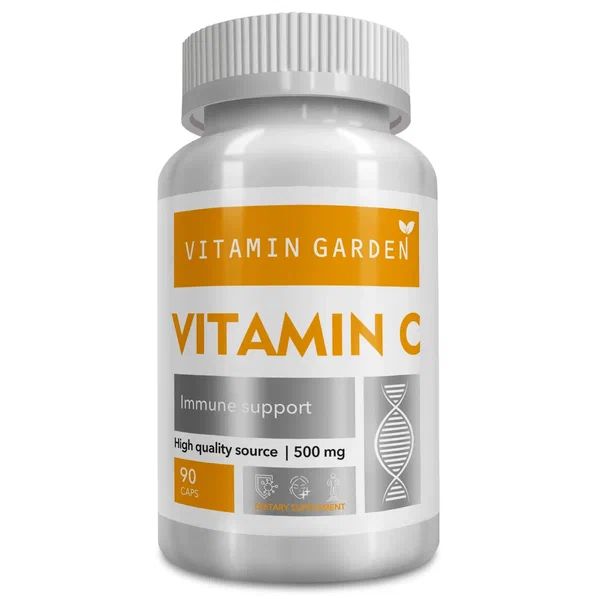Витамин С VITAMIN GARDEN LE Vitamin C 500 мг капсулы 90 шт.