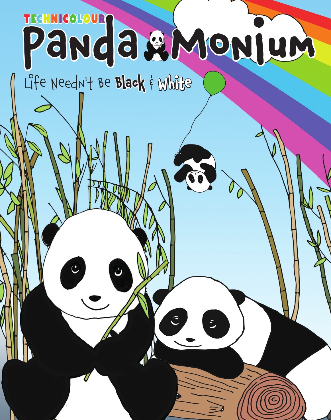 

Technicolour Panda Monium Colouring Book