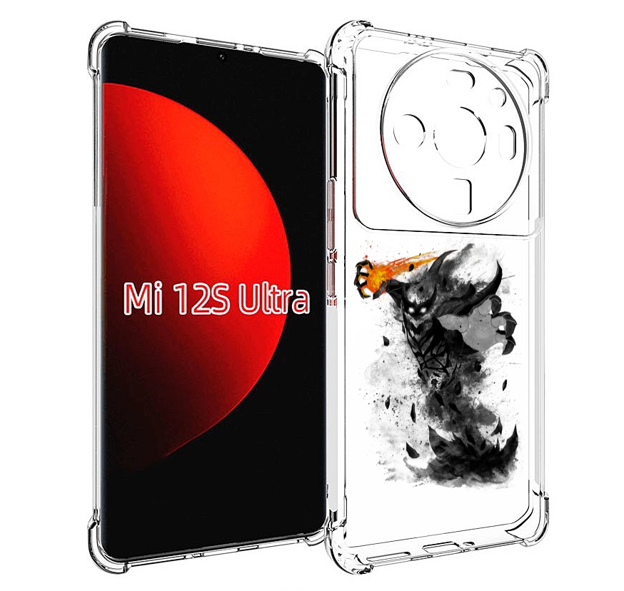 

Чехол MyPads nevermore черно белый для Xiaomi 12S Ultra, Прозрачный, Tocco
