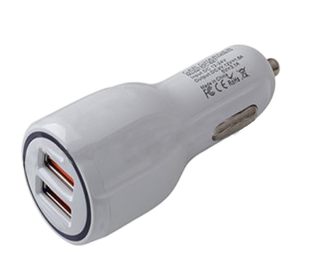USB автомобильное зарядное устройство AVS 2 порта UC-123 Quick Charge (3А)