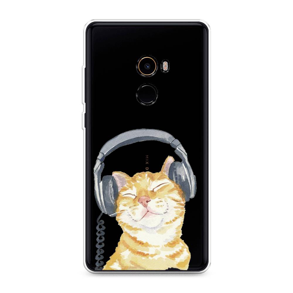 

Силиконовый чехол "Кот меломан" на Xiaomi Mi Mix 2, Кот меломан