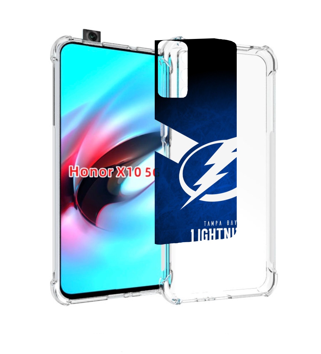 

Чехол MyPads тапа беи лаитнинг мужской для Honor X10, Прозрачный, Tocco