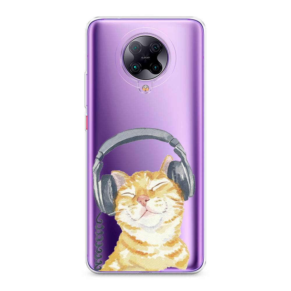 

Силиконовый чехол "Кот меломан" на Xiaomi Poco F2 Pro, Кот меломан