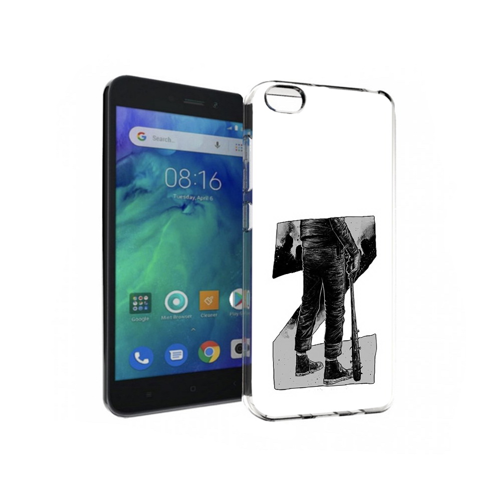 

Чехол MyPads Tocco для Xiaomi Redmi Go воин черно белый, Tocco