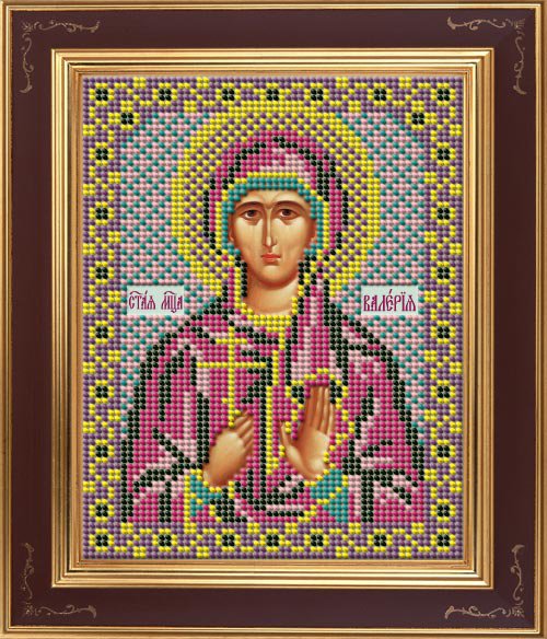 

Вышивка бисером GALLA COLLECTION Св. Валерия 12х15 см, арт.М245