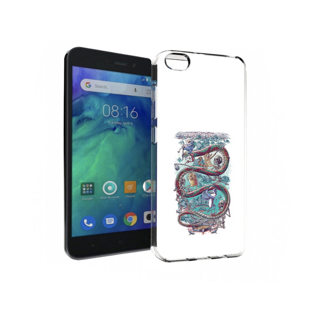 

Чехол MyPads Tocco для Xiaomi Redmi Go время приключений страшилка, Прозрачный, Tocco