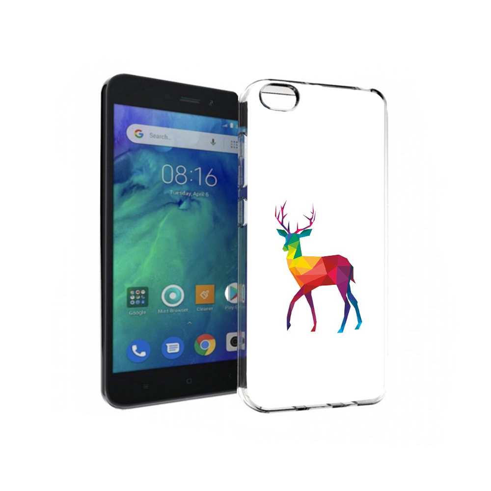 

Чехол MyPads Tocco для Xiaomi Redmi Go геометрический олень, Прозрачный, Tocco