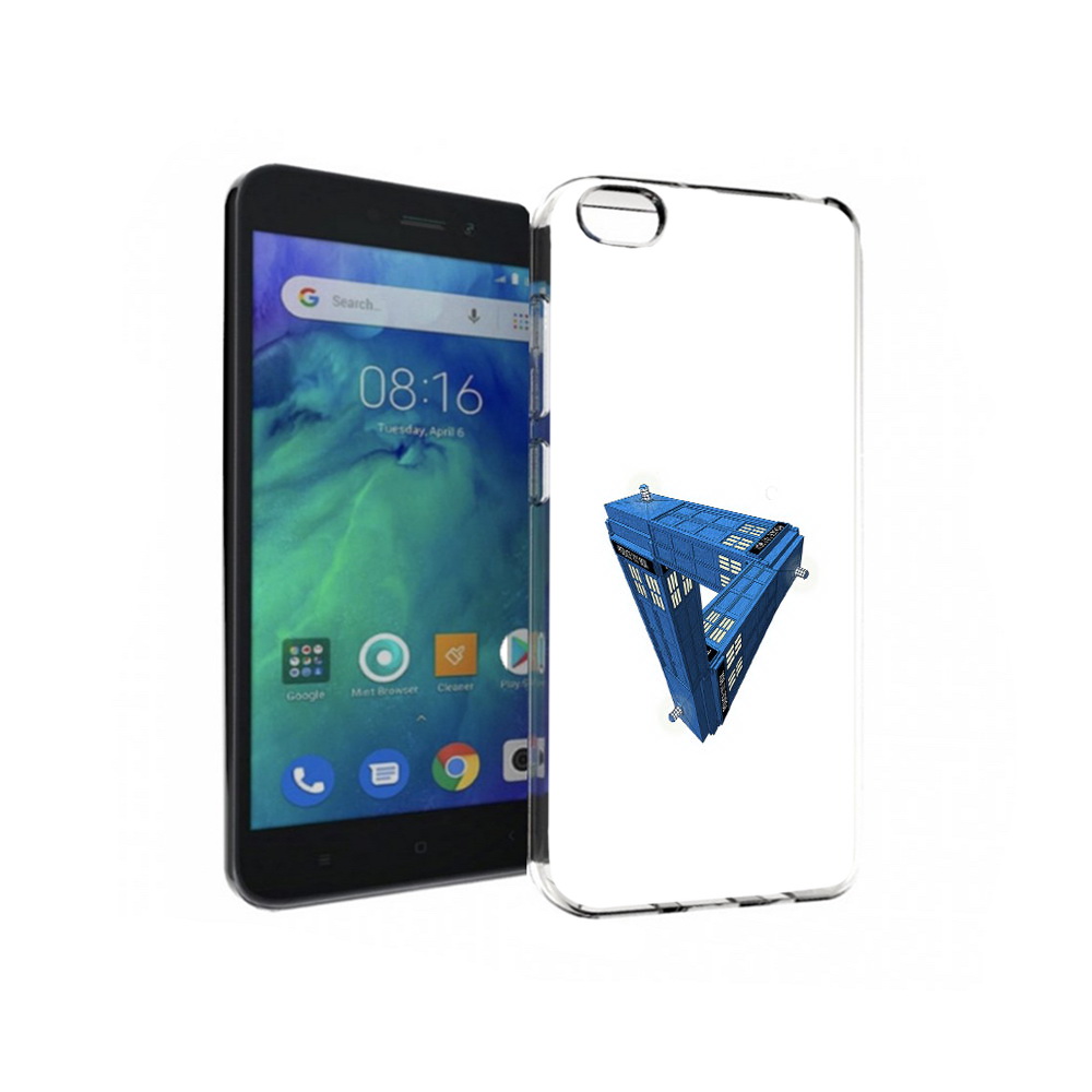 

Чехол MyPads Tocco для Xiaomi Redmi Go головолока абстракция, Прозрачный, Tocco