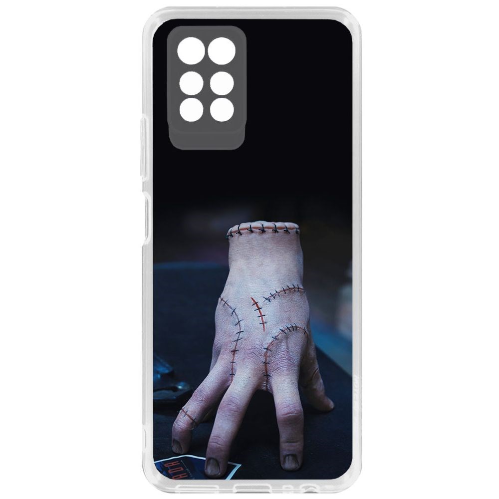 

Чехол-накладка Krutoff Clear Case Уэнсдей Аддамс - Вещь для INFINIX Note 10 Pro, Прозрачный