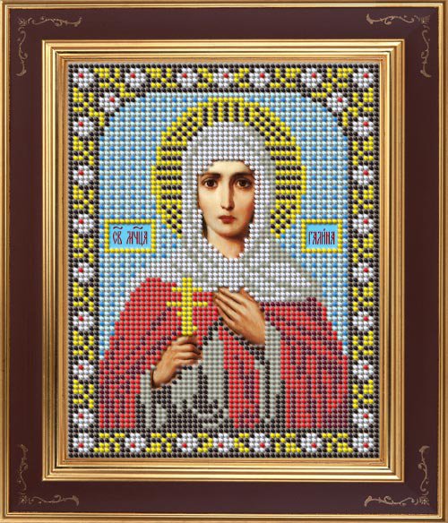 

Вышивка бисером GALLA COLLECTION Св. Галина 12х15 см, арт.М246