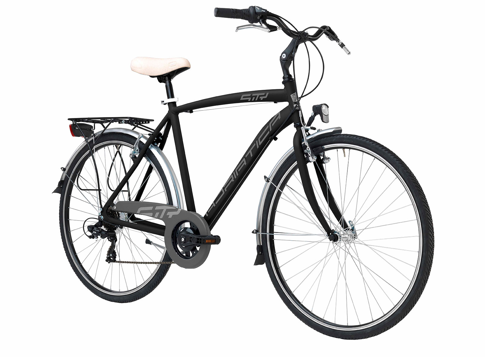 фото Комфортный велосипед adriatica sity 3 man, черный, 6 скоростей, размер рамы: 500мм (19,5)