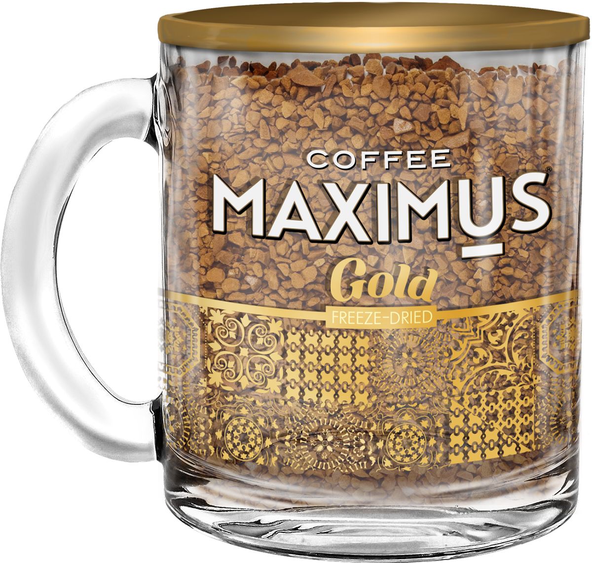 Кофе Maximus Gold в стеклянной кружке 70 г х 2 шт 1324₽