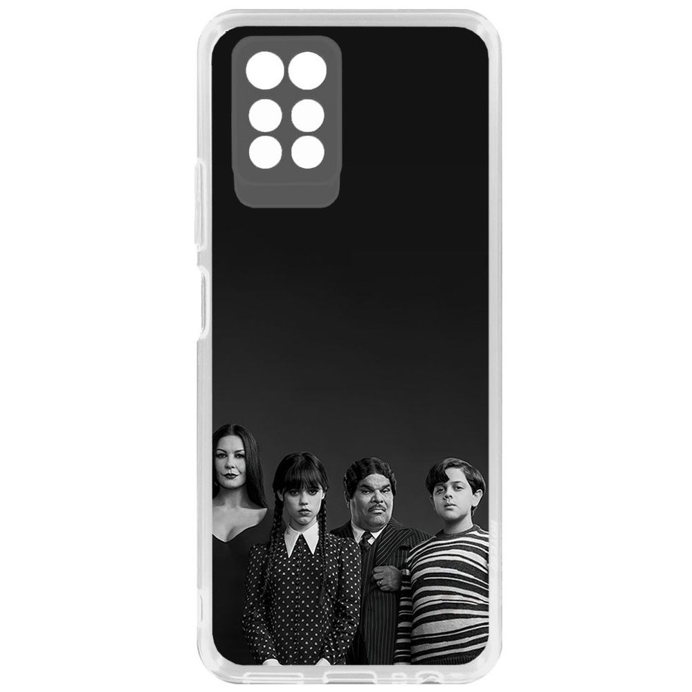 

Чехол-накладка Krutoff Clear Case Уэнсдей Аддамс - Семейка Аддамс для INFINIX Note 10 Pro, Прозрачный
