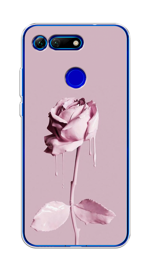 

Чехол Awog на Honor V20 (View 20) "Роза в краске", Белый;розовый, 67350-8