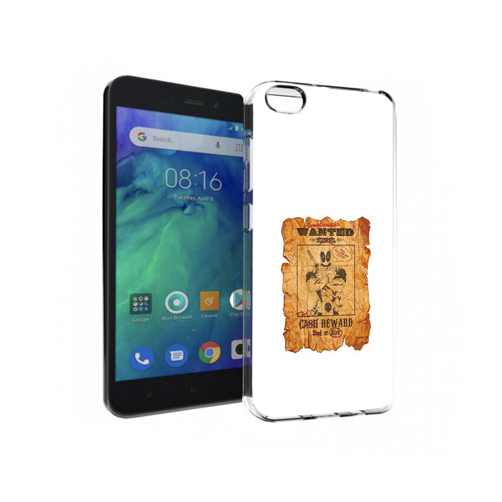 

Чехол MyPads Tocco для Xiaomi Redmi Go дедпул, Прозрачный, Tocco