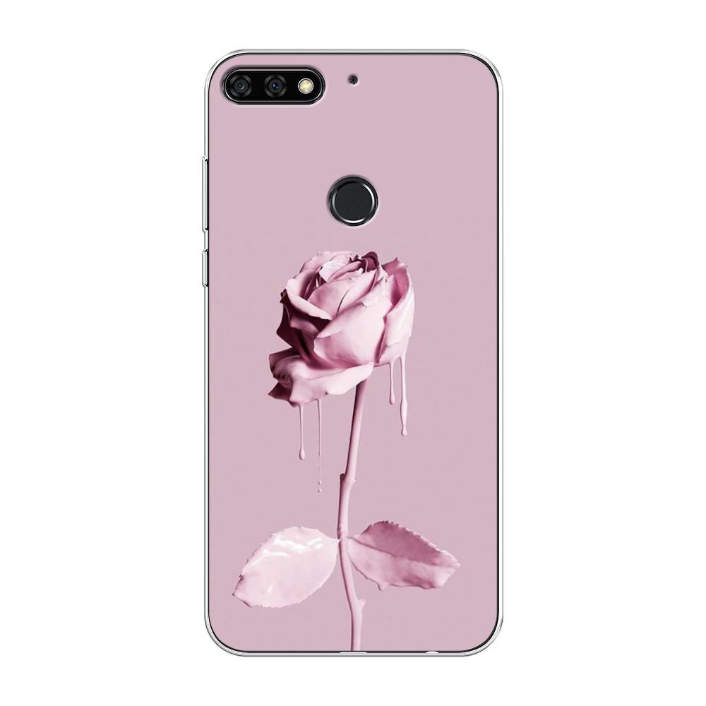 

Чехол Awog на Huawei Nova 2 Lite "Роза в краске", Белый;розовый, 64650-8