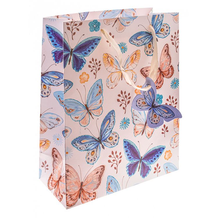Подарочный пакет Perfect craft Голубые бабочки