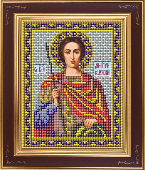 

Набор для вышивания бисером GALLA COLLECTION М 240 Св. Дмитрий 12х15 см, арт.М240